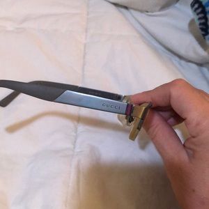 Gucci rimless frames used